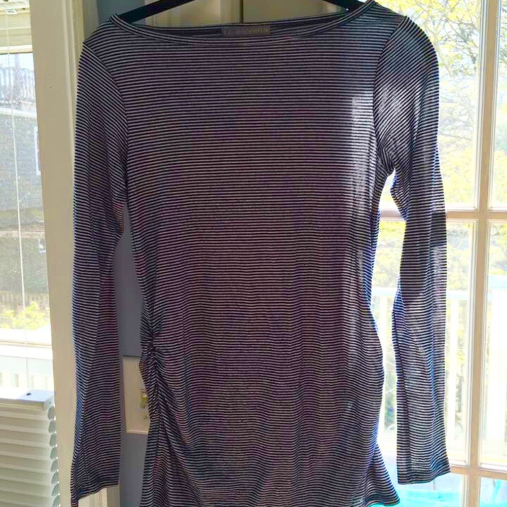 Loveapella striped maternity tee